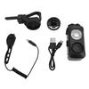 Bike Light Water Proof Quick Release Rechargeable Super Bright LED Handlebar Mount Light with 120dB Horn Wired Remote