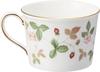 Wedgwood Festivity Teetasse 1058030 [Offiziell importiert] & Untertasse, Elfenbein,