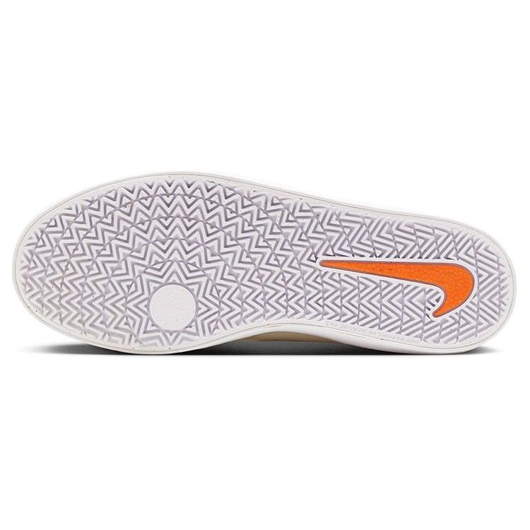 Nike Check Canvas SB GS Pale Ivory Kids Sneakers Cream White Dutch-Orange FQ6862-111