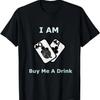 Camiseta de 21º aniversário Eu tenho 21 compre-me uma bebida tee de blackjack