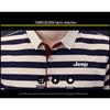 Jeep Men's Striped Short-Sleeve Polo Shirt