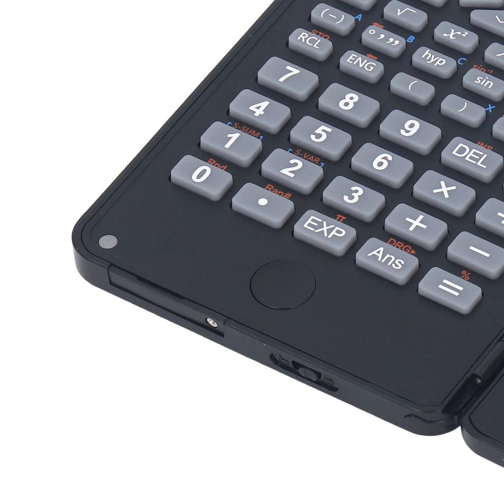 Scientific Calculator Multifunctional Function Calculator with Erasable Writing Board for Business Office Education Black