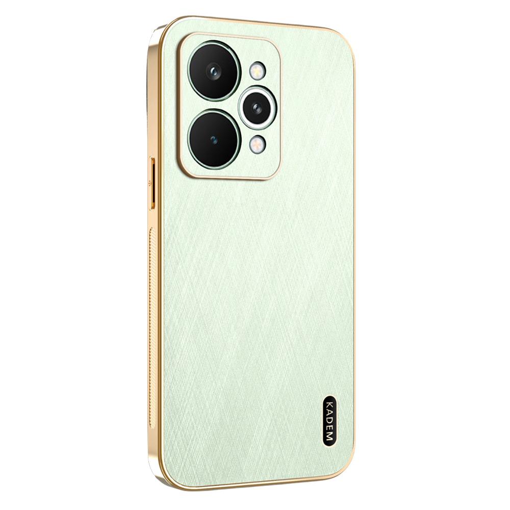 For Realme 15 Pro 5G Case Electroplating Silk Texture PU+TPU Phone Back Cover