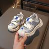 Hot Kids Tennis Shoes Mesh Breathable Boys Girls Sports Sandals Non-slip Soft Sole 2025 Summer New Toddler Student Running Shoes