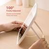 Light Touch Screen Rectangle Make Up Charging Light Beauty Salon Adjustable Brightness Table Portable Desktop Makeup LED Mirror
