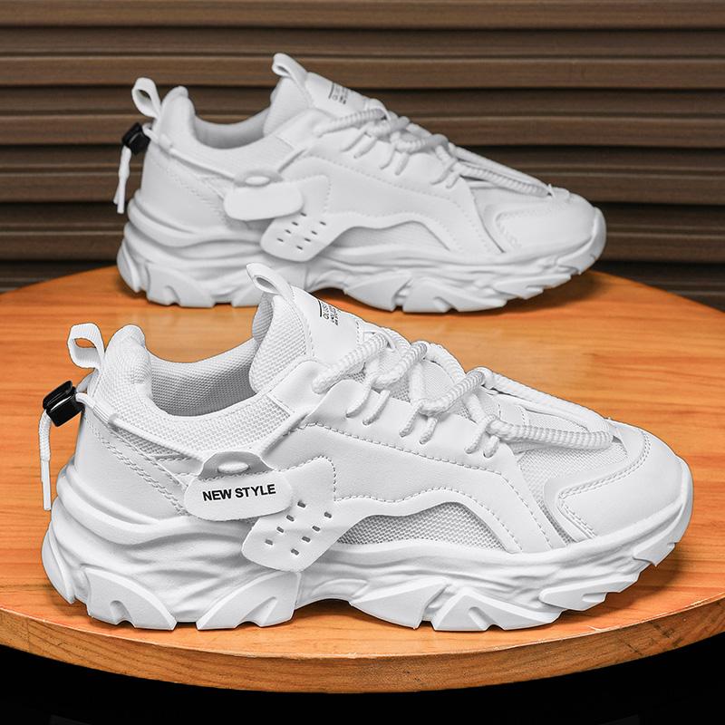 Men's Shoe Breathable Thick Soled Casual Sneakers Outdoor Running Four Seasons New Tennis Men Soft Soles Comfort Male Sneakers
