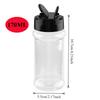 Butterfly Flip Spice Dispenser - Premium PET Spice Bottle with Double Flip Lid, Large Capacity Kitchen Seasoning Jar
