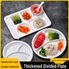Yangge Melamine Compartmented Dinner Plate