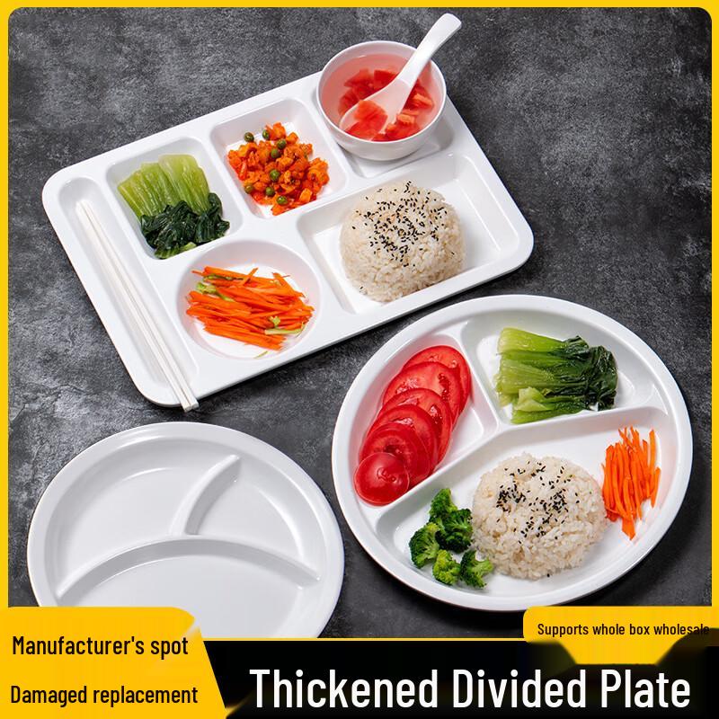 Yangge Melamine Compartmented Dinner Plate