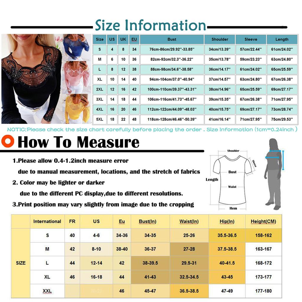 Womens Fashion Round Neck Long Sleeve Lace Base Shirt Blouse Plus Size Tops