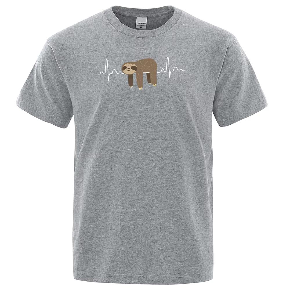Sloth Lay on The Belly Print Unisex T Shirt Round Neck Soft T Shirt Comfortable SX3XL T Shirt Oversized Casual T Shirt Unisex