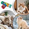 Katzenröhren und Tunnel Faltbares 3-Wege interaktives Spielzeug T-förmiger Katzentunnel Spielzeugröhre für Kätzchen Welpen kleinen Hund Haustier drinnen spielen