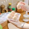 Dustproof 6Grid Eggs Boxes with Lid Keep Your Eggs Freshes Clean Eggs Storage Container Transparent Eggs Holder Home Use