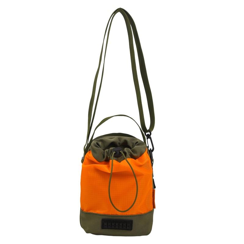 Casual Single-shoulder Bag, Drawstring Bucket Bag, Water-resistant Double-compartment Lightweight Hand-held Crossbody Bag