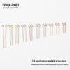 100 Handmade DIY Multi-Spec Nine-Word Needles for Beading & Jewelry Accessories