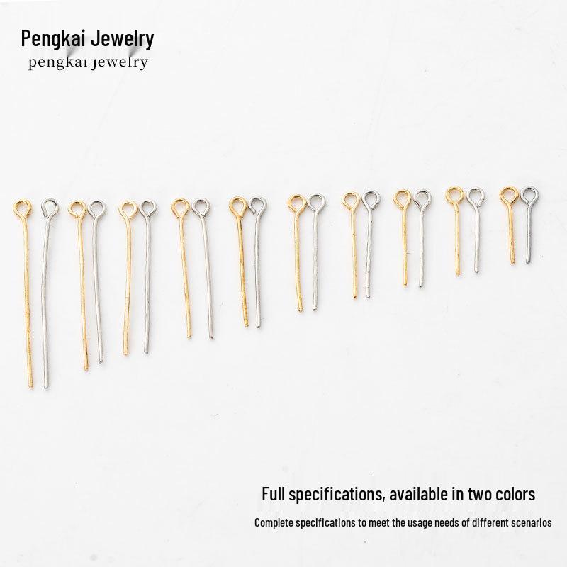 100 Handmade DIY Multi-Spec Nine-Word Needles for Beading & Jewelry Accessories