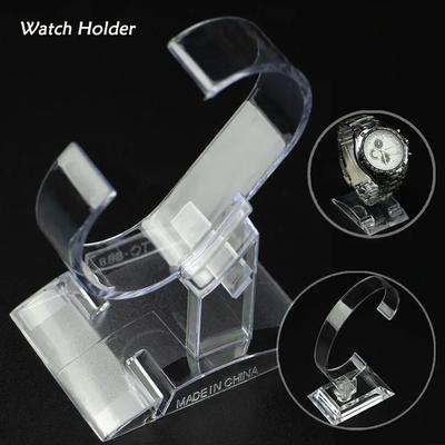 Plastic Wrist Watch Display Rack Holder Sale Show Case Stand Tool Clear Jewelry Packaging Total Height Watch Display Stand