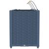 Garden Planter 4 pcs Grey 160 x 40 x 52 cm Plastic