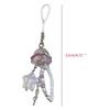 Cute Jellyfish Star Charm Phone Chain for Women Girls Handmade Beaded Keychain
