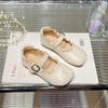 Girls' Small Leather Shoes 2025 Spring New Sweet Children's Princess Shoes Large Children False Toe Soft Sole Single Shoes