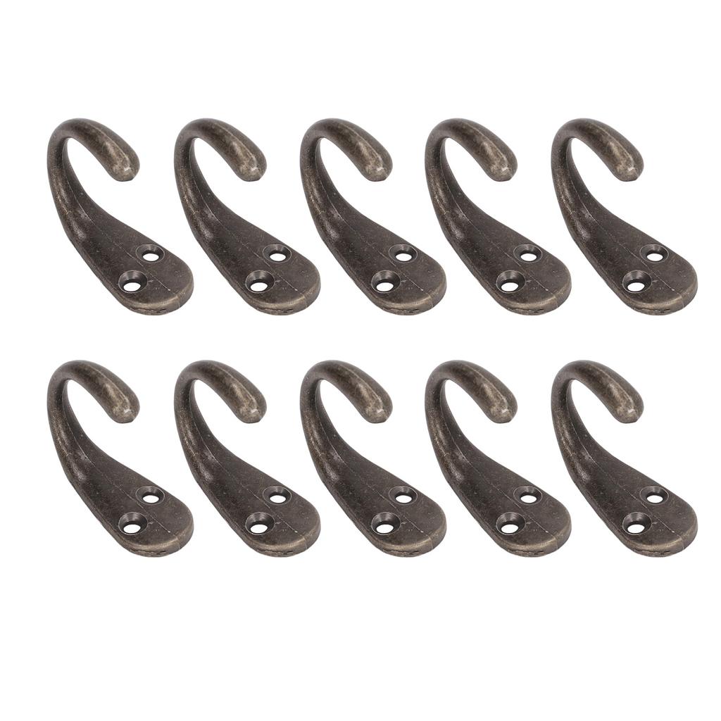 20er Set Vintage Wandhaken Bronze Zinklegierung Retro Stil Dekorative Hängehaken für Bauernhausküche