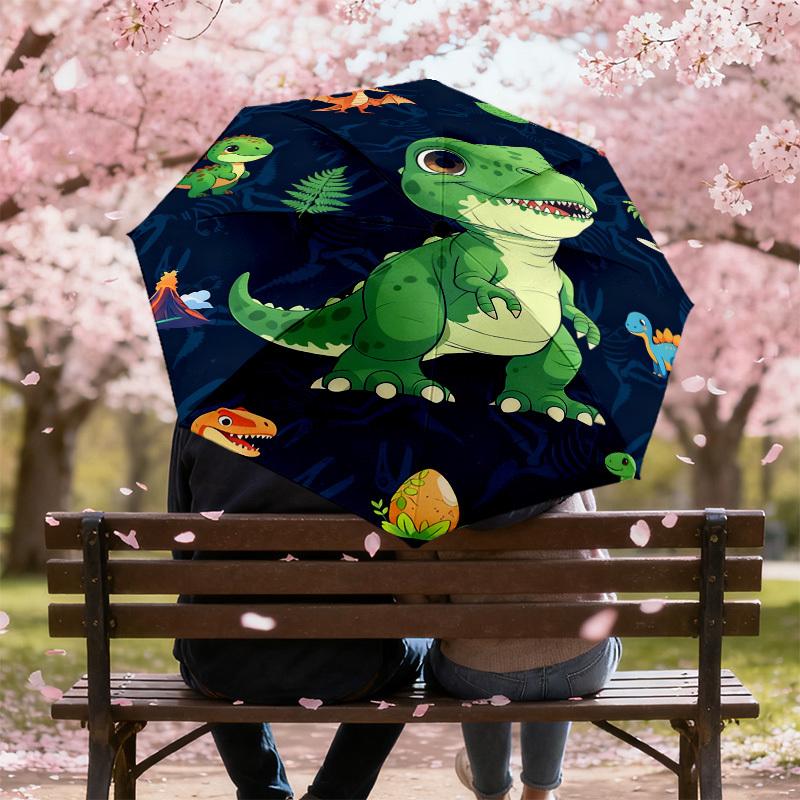 1pc Dinosaur World Pattern Umbrella Design Automatic Opening and Closing Umbrella, High-quality Travel Umbrella,  c1128204