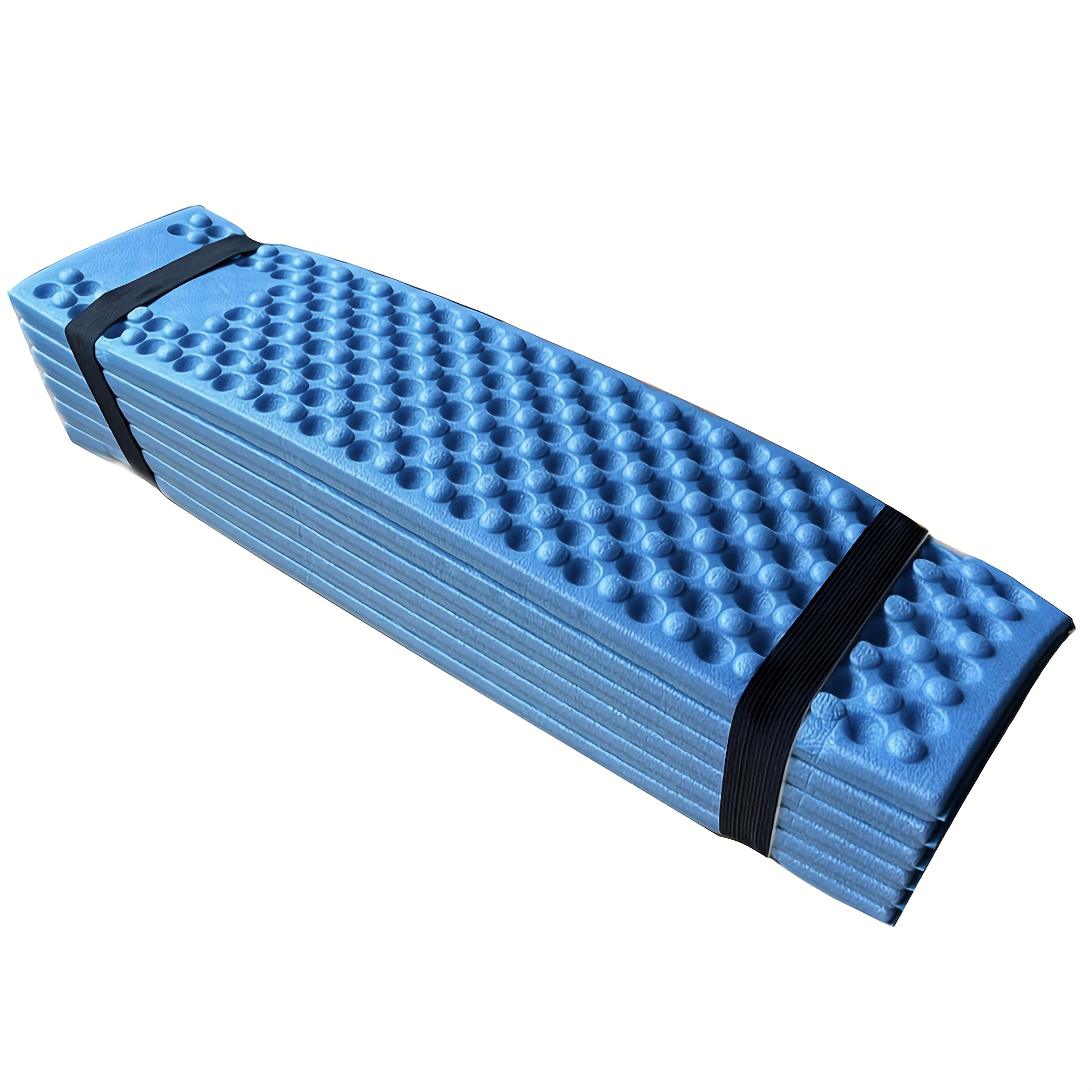 

1pc Portable Folding Camping Cushion - Moisture Proof Lightweight Hiking and Picnic Sitting Pad with Durable PVC Material синий