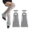 Women Harajuku Suspender Flared Leg Warmer Aesthetic Punk Garters Stockings Hollow Out Fishnet Leg Cover Streetwear