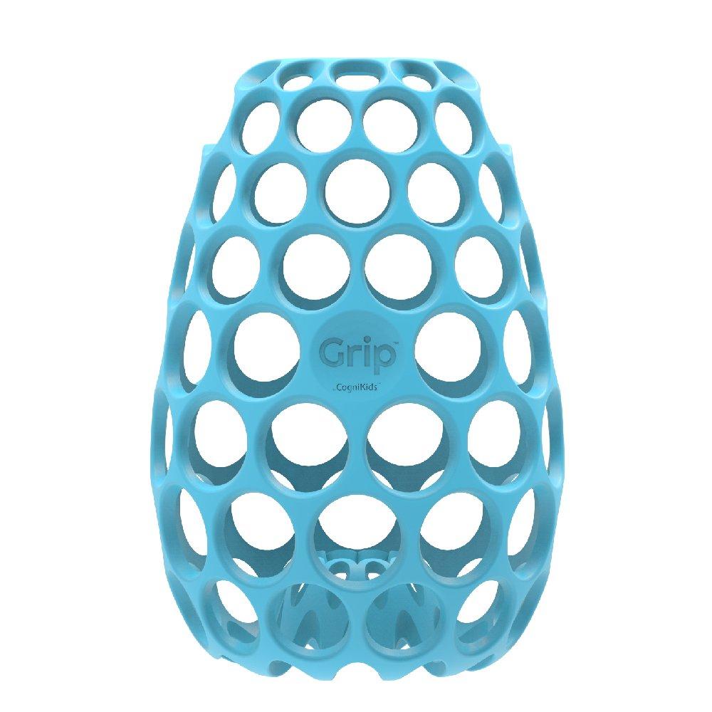 

CogniKids Honeycomb Baby Bottle Sky Blue Self-Holding Cover, (CGG-S-Blue)
