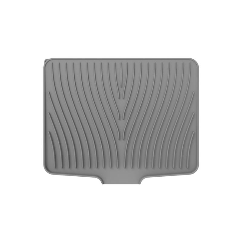 Silicone Draining Mats with Slope Design for Quickly Water Drainage Heat Resistant to 230C Nonslip Base for Dishes