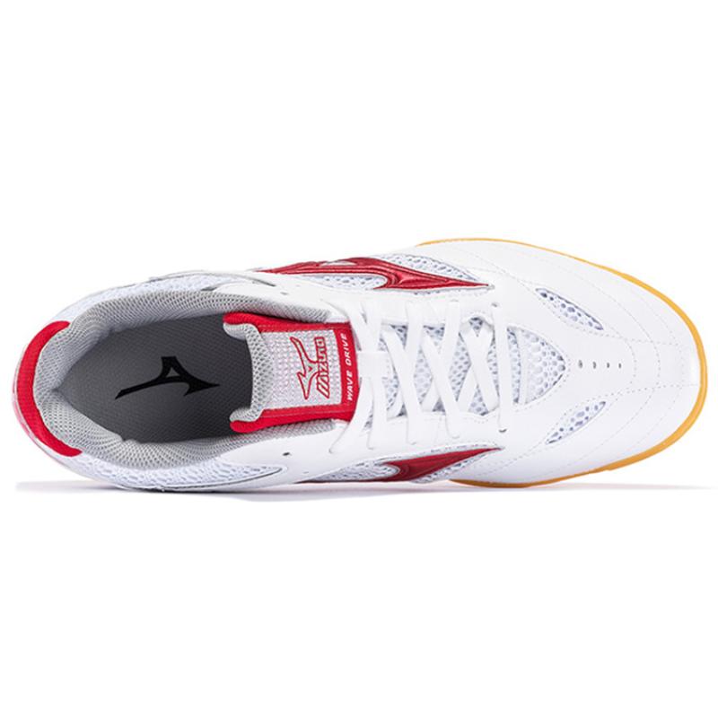 Mizuno Drive 8 White/Red Sneakers 81GA170562