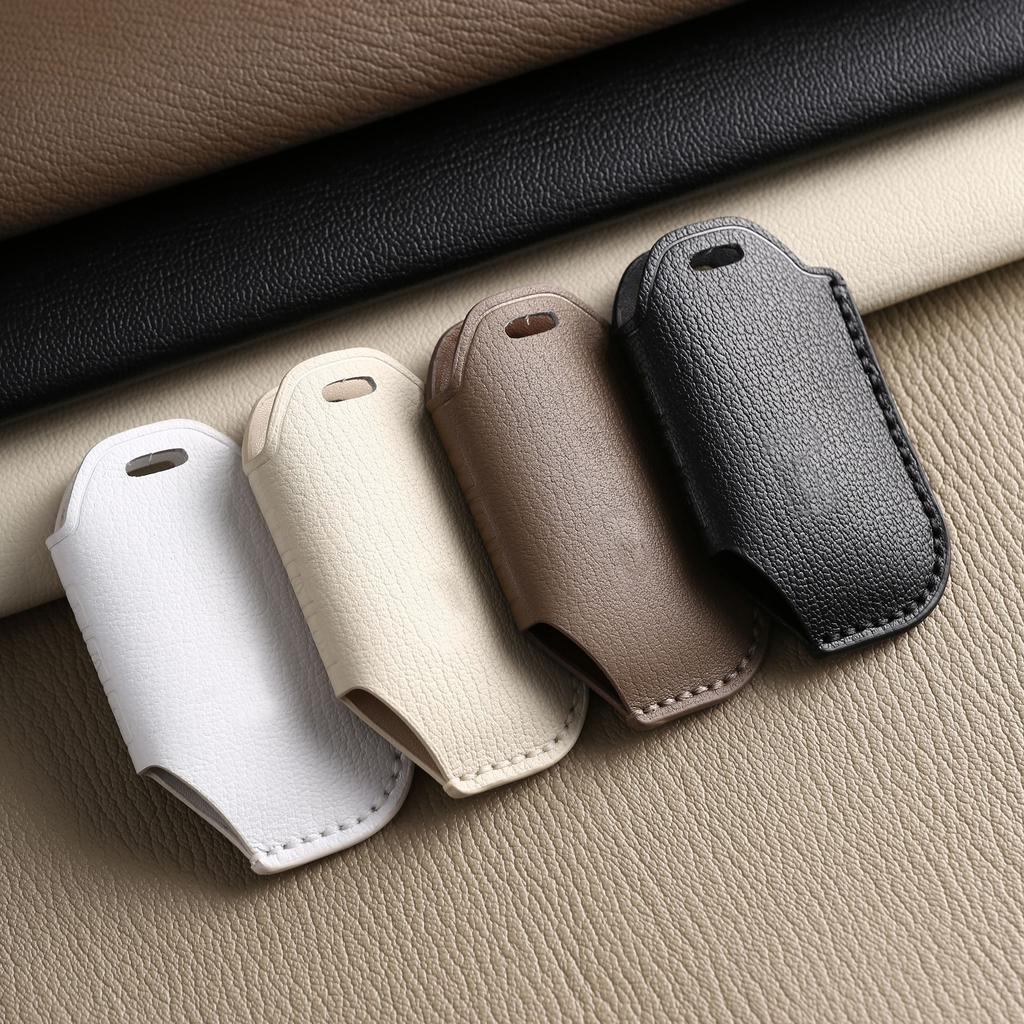 Car Key Bag Is Suitable For Handmade Leather Key Cover For Kia Business Vehicles, And High-End Car Keychain.