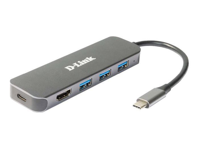 Hub USB - D-Link - DUB-2333 - USB-C - HDMI - 3 ports USB 3.2