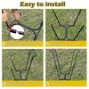 Leaf Bag Stand Metal Frame Garbage Bag Support Stand Versatile Outdoor Leaf Bag Holder Yard Trash Bag Holder for Trash Leaves