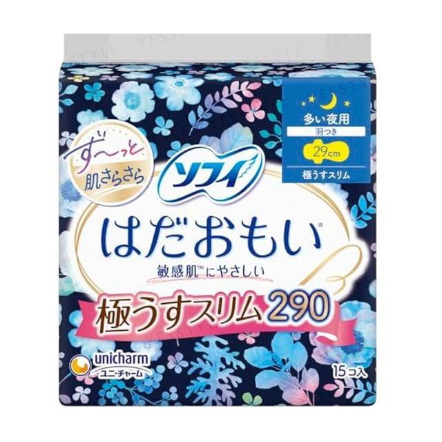 Unicharm - Гигиенические прокладки Sofy Night Slim для женщин 29см 15 pcs