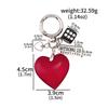 Fashionable Irregular Shape Dice Billiard Bag Pendant Metal Keychain - Hot Selling