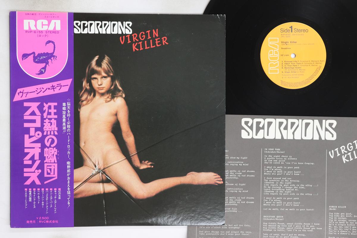 

LP Пластинка SCORPIONS - Virgin Killer RVP6155 RCA 1977 Япония Оби Металл Б/У