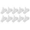 10pcs / Set Transparent Nail Tips Clips   Quick Building Mold Clips Nail Gel Accessories