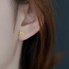 Mini Six-Pointed Star Earrings Simple Personality Small Zircon Star Earrings Student Daily Commute Earrings