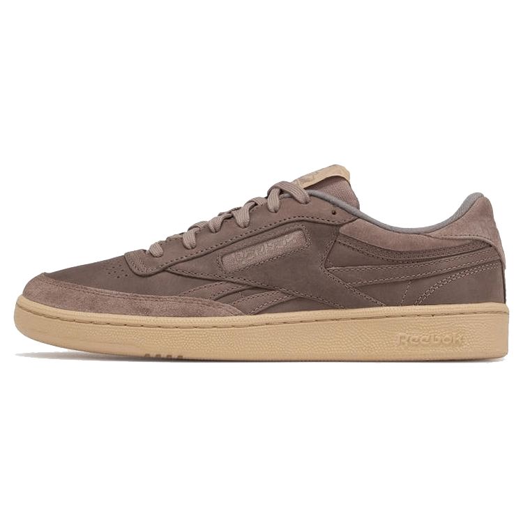 Reebok Club C Revenge Comfortable Supportive Balanced Low-Top Sneakers Unisex Sneakers Brown 100200780