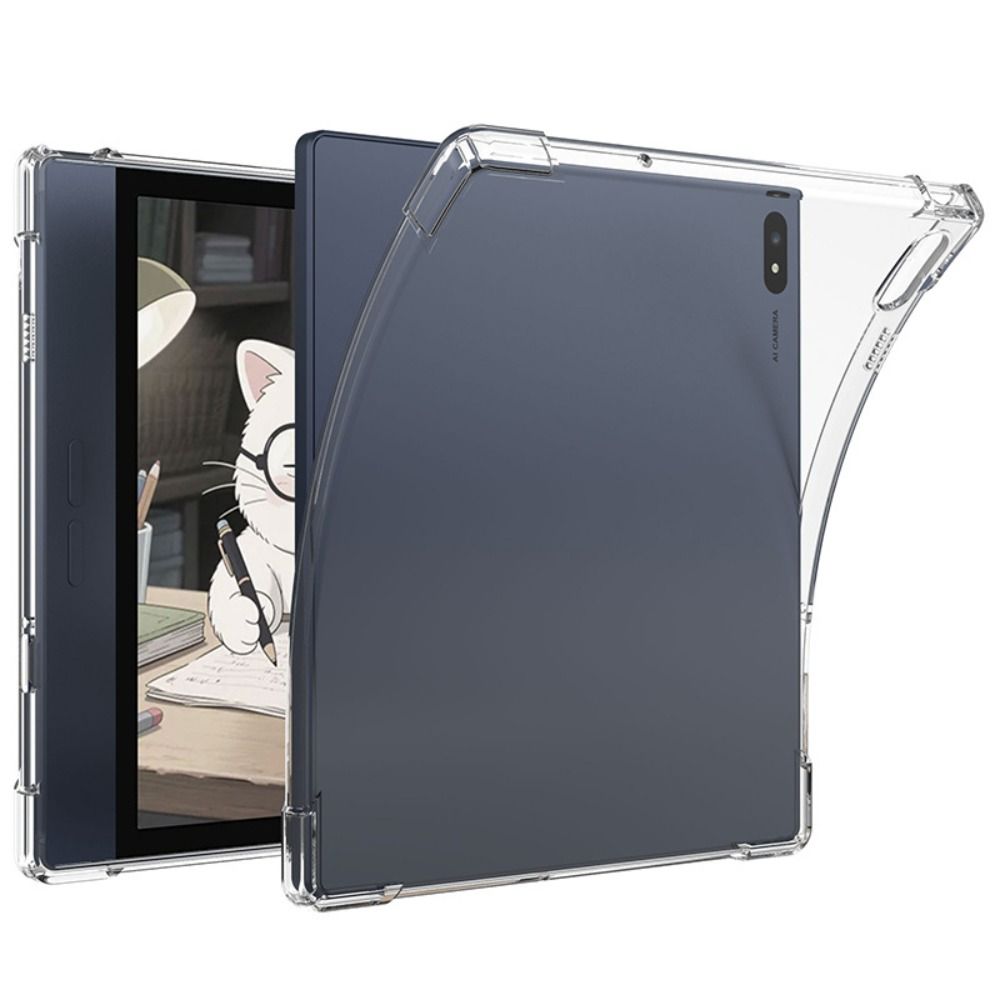 New TPU Tablet Case Transparent Shockproof Protective Cover Ultra-thin with Pen Slot Back Cover for Bigme B7 Pro/Bigme B7 7inch
