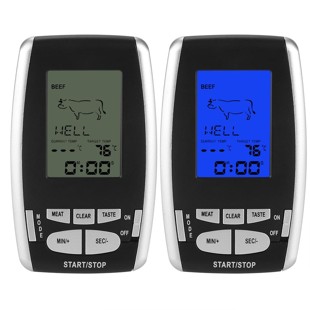 434RF Wireless Barbecue Digital Thermometer For BBQ Grill Kitchen Food Cooking