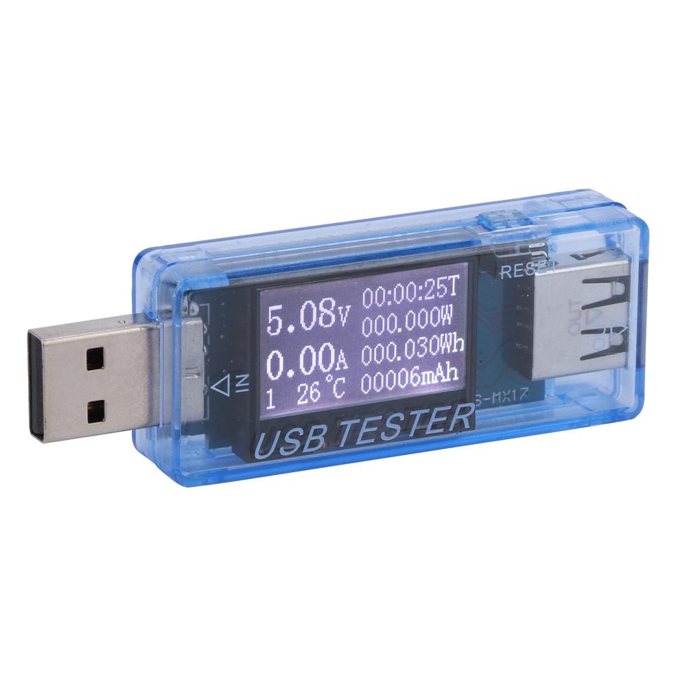 Tester Digital USB Voltage Current Meter Voltmeter 8 In 1 Detector 0‑5A 0‑150W 4‑30V