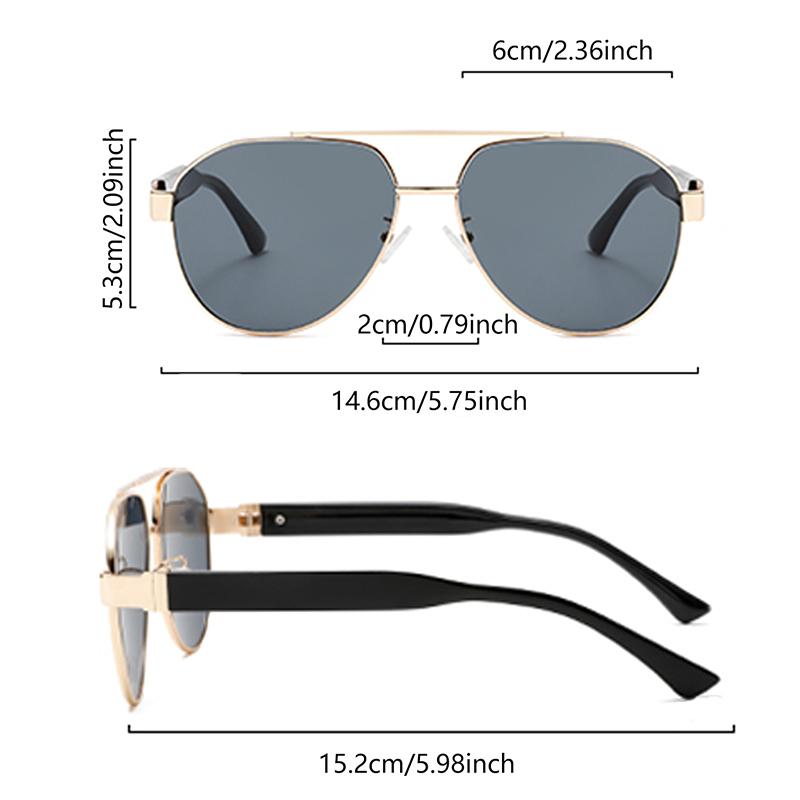 Women Fashion Oversize Decor Hiking Shades Vintage Male Square Sun Glasses Luxury Brand Design Pilot Gradient Sunglasses
