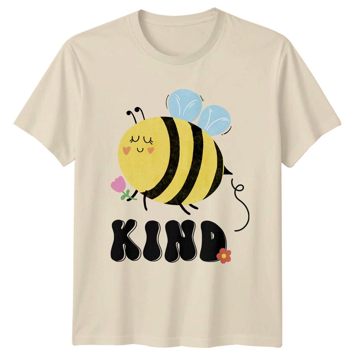 Bee Kind Graphic Nature T-Shirt Women Men Cute Bee T-Shirt XXL