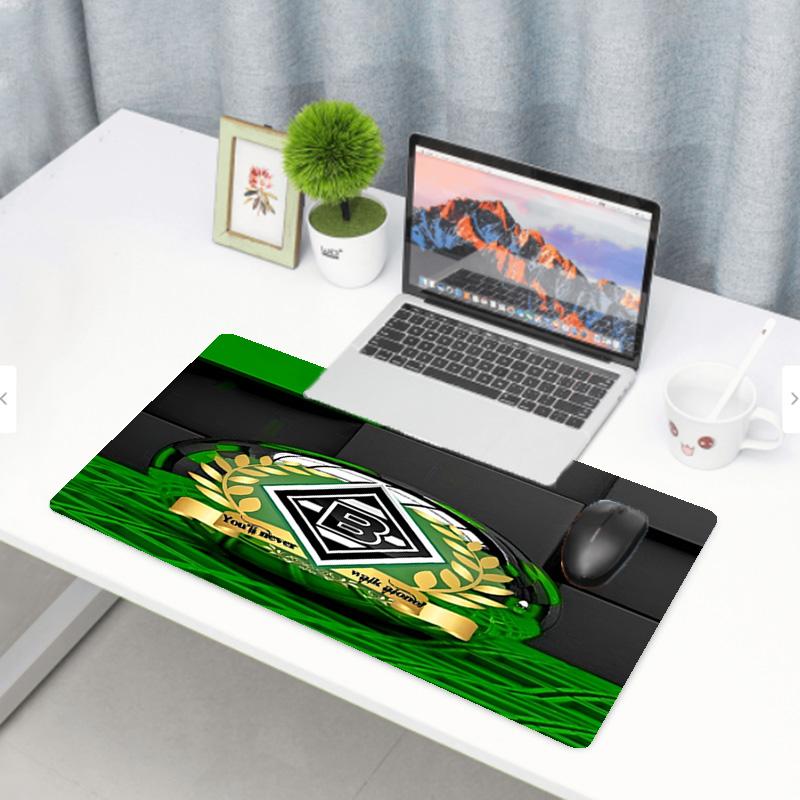 Borussia Mönchengladbach Print Mauspads, Anti-Rutsch Schreibtisch-Tastaturmatte, für PC Laptop Gaming Arbeiten Tägliche Nutzung, Cooles Festival Überraschungsgeschenk
