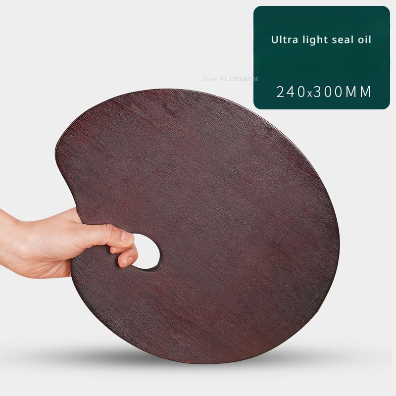 Oval/Square Ultra Light Wood Seal Oil Palette Art Student Specific Tool Watercolor Acrylic Painting Palette Artist Supplies