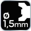 Paint Gun, Lower Tank 1.0 L, Nozzle 1.5 Mm