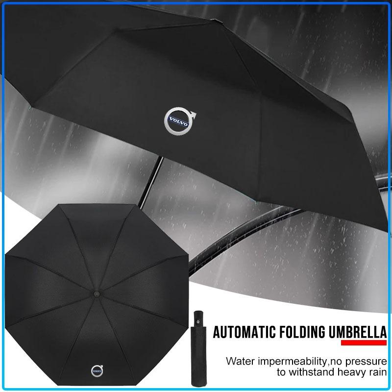 Car Logo Umbrella Auto Folding Windshield Sunshade Umbrella For Volvo XC90 XC60 XC40 V40 V50 V60 S40 S50 S60 S70 S80 S90 240 C70 Vnl Truck
