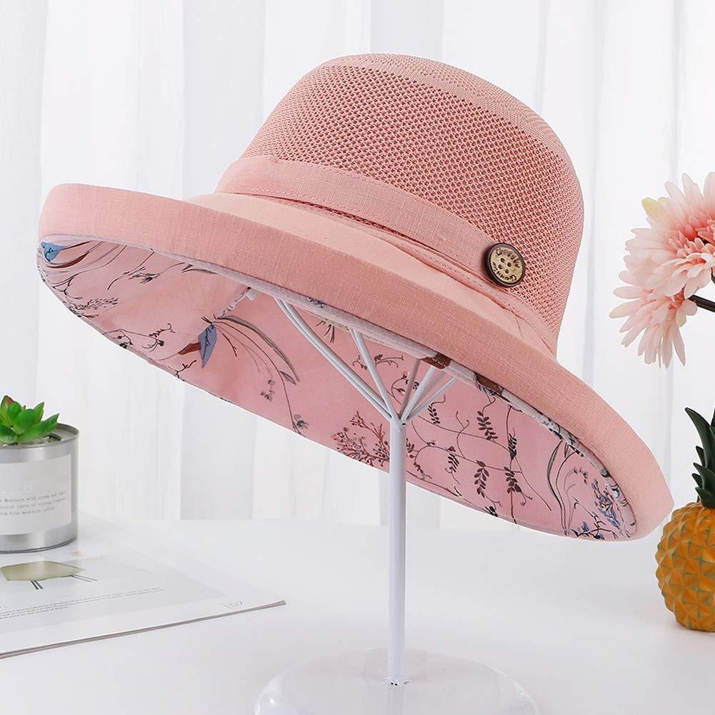 Ladies' Classic Fisherman'S Hat Breathable Mesh Sunscreen Lining Printed Foldable Upf Hats Holiday Travel Hiking Sunshade Hat